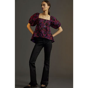 Sachin & Babi Floral Jacquard Blouse - Size 4 - New